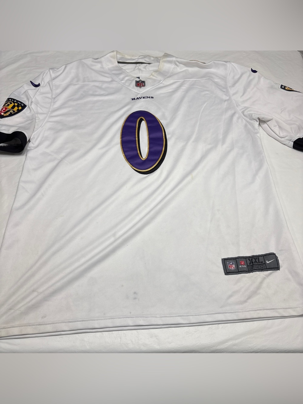 Nike NFL Baltimore Ravens Roquan Smith #0 Football Jersey Mens XXL Stained